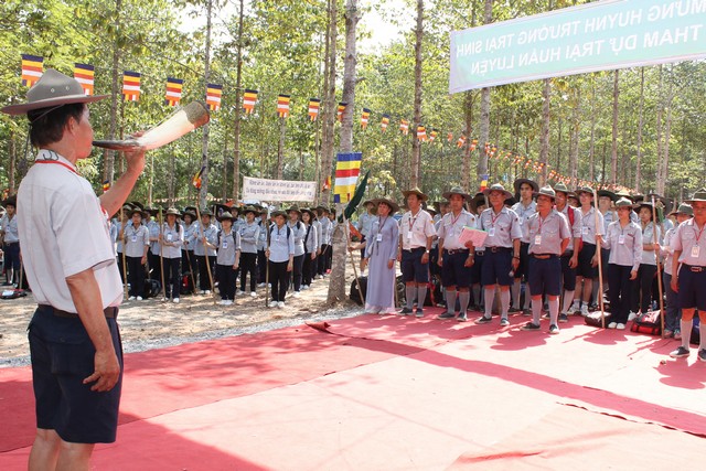 Đồng Nai: Khai mạc trại huấn luyện  Huynh trưởng Gia đình Phật tử miền Đông - miền Tây Nam bộ