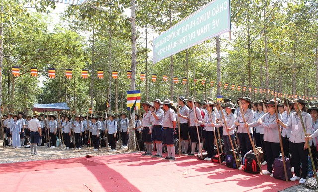 Đồng Nai: Khai mạc trại huấn luyện  Huynh trưởng Gia đình Phật tử miền Đông - miền Tây Nam bộ