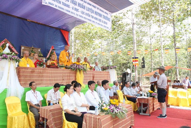 Đồng Nai: Khai mạc trại huấn luyện  Huynh trưởng Gia đình Phật tử miền Đông - miền Tây Nam bộ