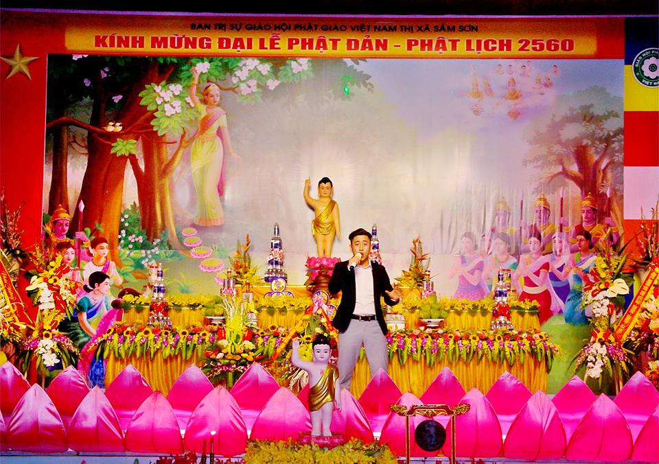 Sầm Sơn: Ban Trị sự GHPGVN Thị xã Sầm Sơn tổ chức Đại Lễ Phật Đản PL.2560 - DL.2016