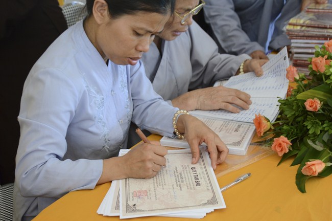 Thanh Hóa: Lễ Quy y Tam Bảo tại chùa Đống Cao