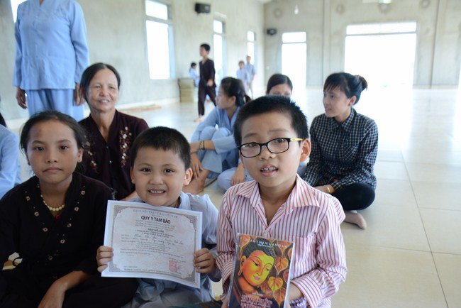Thanh Hóa: Lễ Quy y Tam Bảo tại chùa Đống Cao