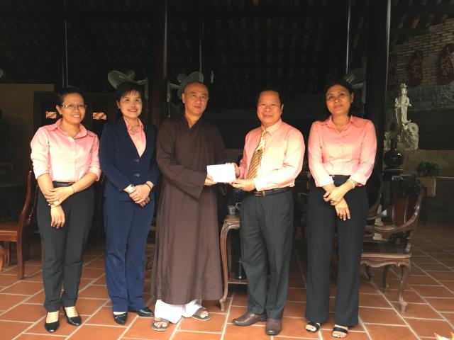 Ban tôn giáo tỉnh Bình Dương thăm trường hạ Tây Thiên- Hội Khánh