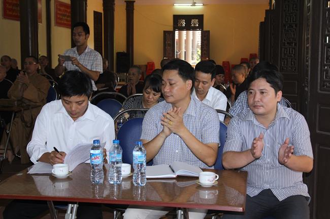Hà Nam: Hội nghị triển khai đại hội Phật giáo các cấp- Kế hoạch kỷ niệm 35 năm thành lập Giáo hội- Tọa đàm về quản lý Tôn giáo 2016