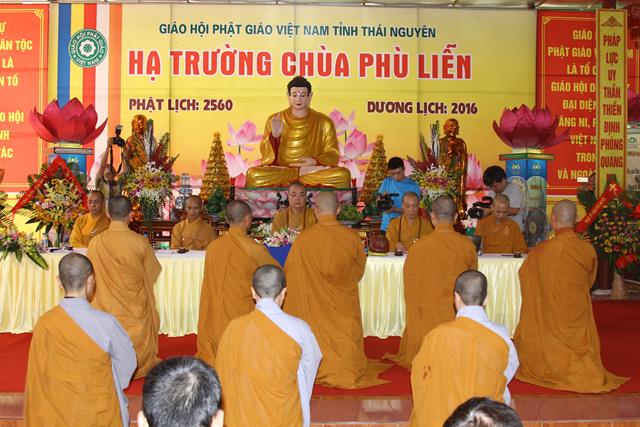 Thái Nguyên: Trường hạ chùa Phù Liễn khai giảng Pháp bảo