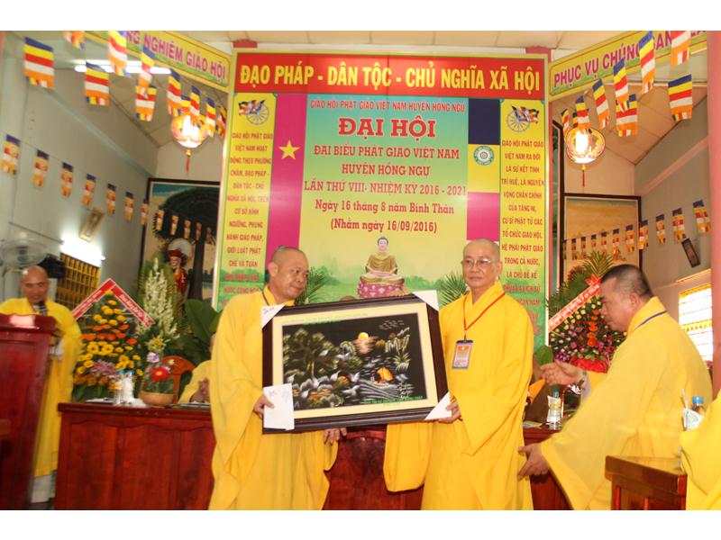 Đồng Tháp: Đại hội đại biểu Phật giáo Huyện Hồng Ngự