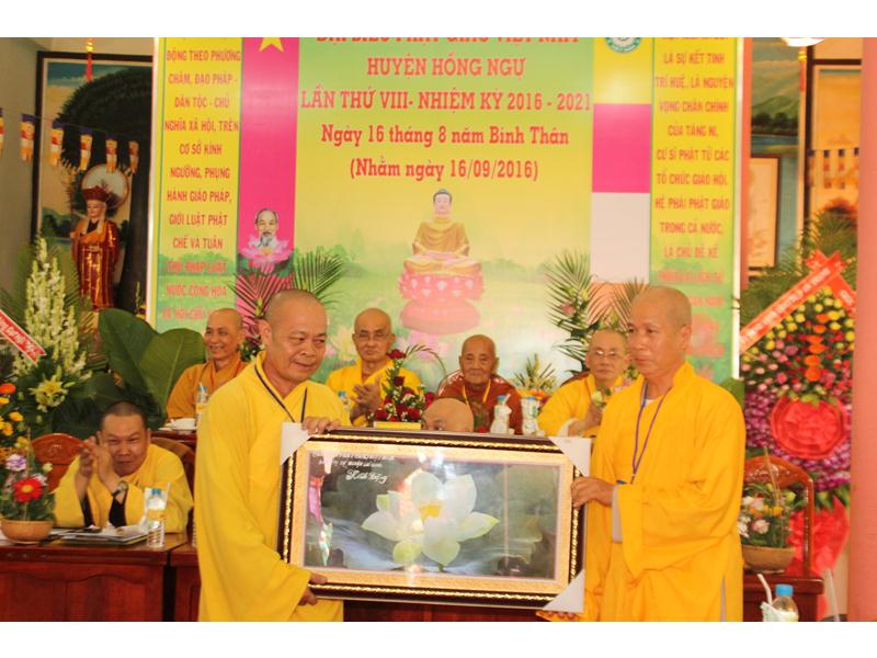 Đồng Tháp: Đại hội đại biểu Phật giáo Huyện Hồng Ngự