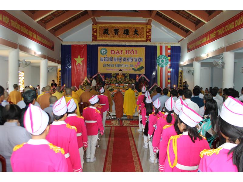 Đồng Tháp: Đại hội đại biểu Phật giáo Huyện Tam Nông