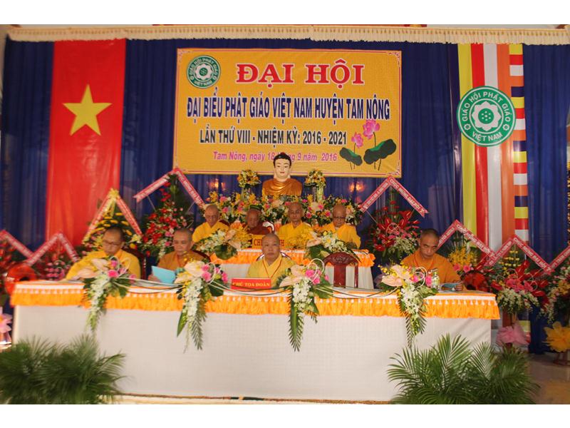 Đồng Tháp: Đại hội đại biểu Phật giáo Huyện Tam Nông