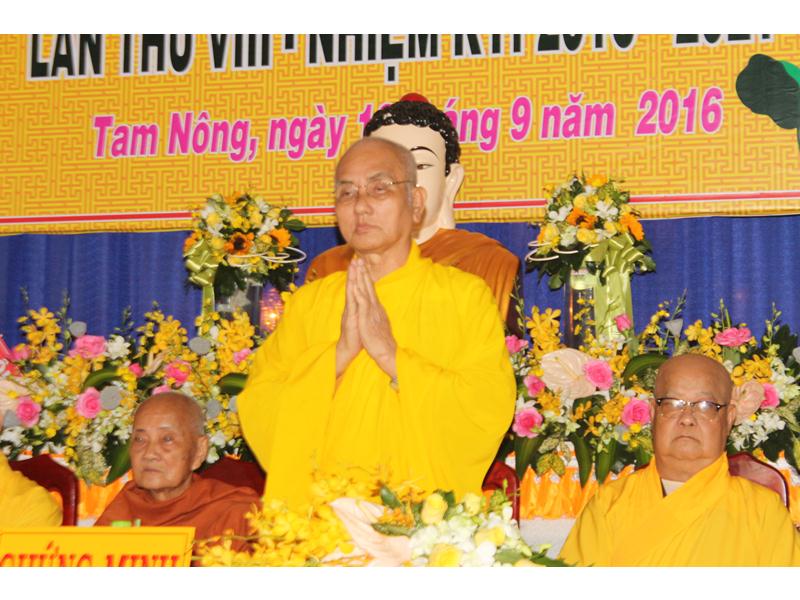 Đồng Tháp: Đại hội đại biểu Phật giáo Huyện Tam Nông