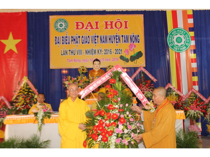 Đồng Tháp: Đại hội đại biểu Phật giáo Huyện Tam Nông