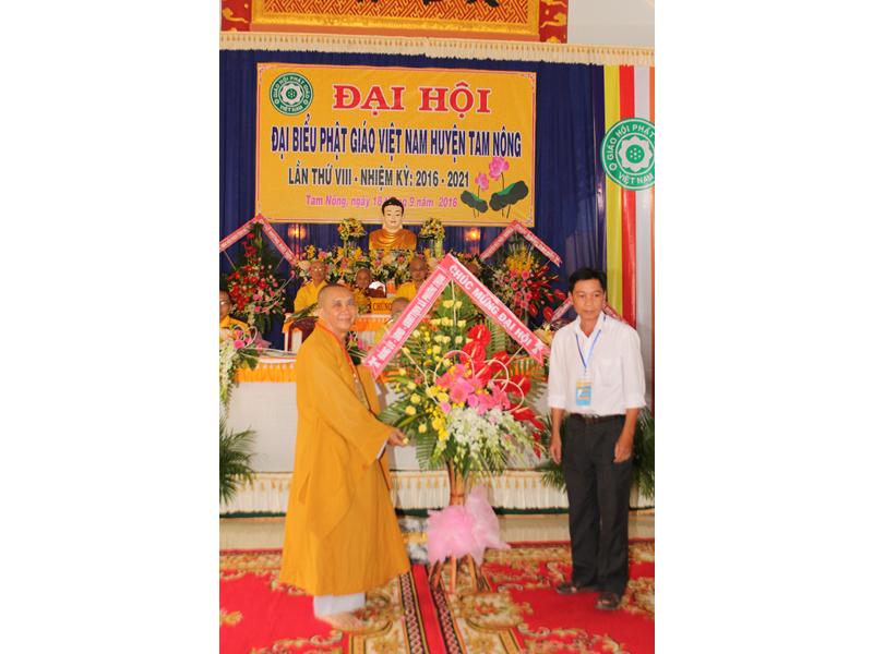 Đồng Tháp: Đại hội đại biểu Phật giáo Huyện Tam Nông