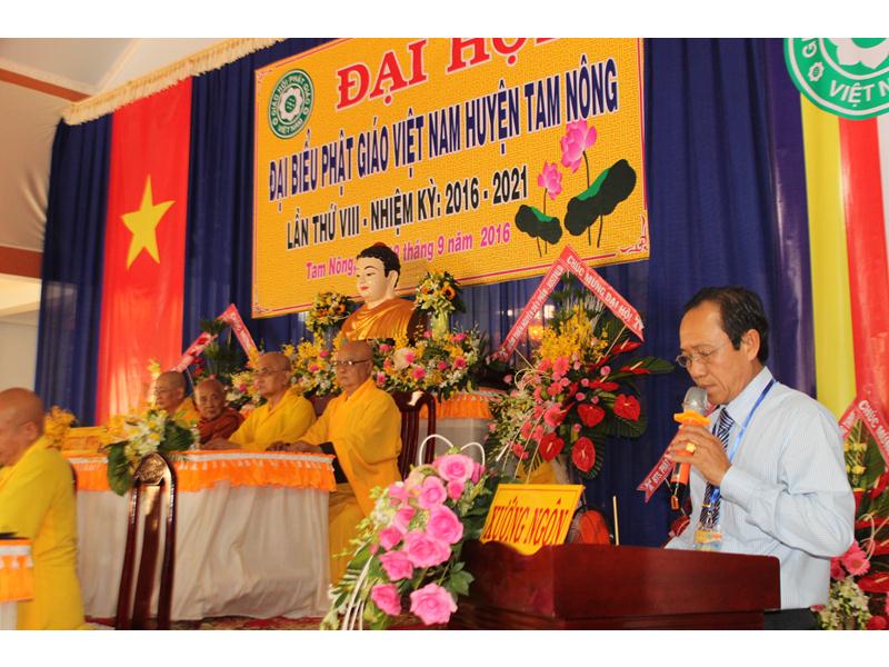 Đồng Tháp: Đại hội đại biểu Phật giáo Huyện Tam Nông
