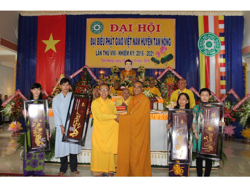 Đồng Tháp: Đại hội đại biểu Phật giáo Huyện Tam Nông