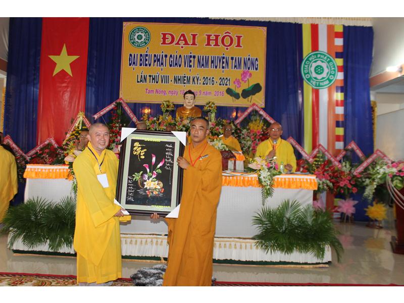 Đồng Tháp: Đại hội đại biểu Phật giáo Huyện Tam Nông