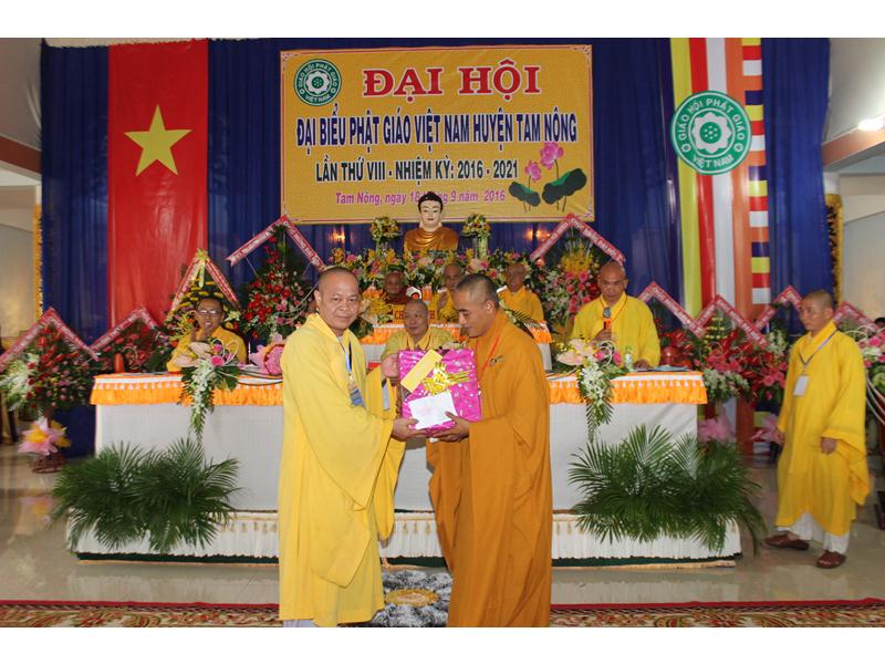 Đồng Tháp: Đại hội đại biểu Phật giáo Huyện Tam Nông