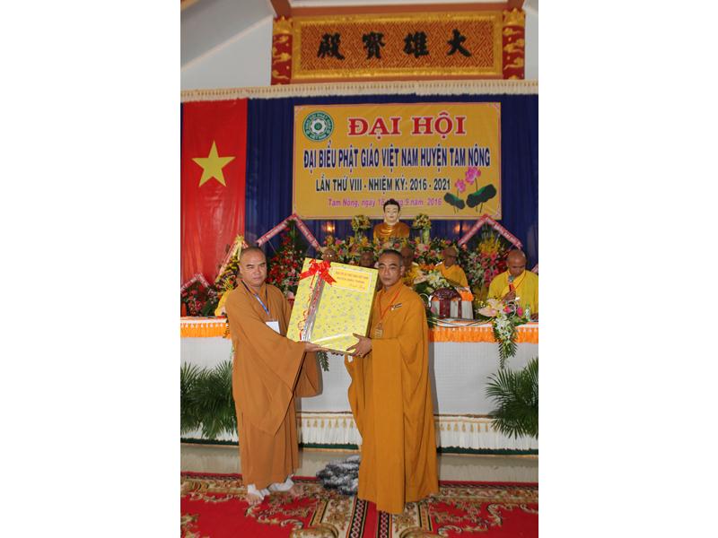 Đồng Tháp: Đại hội đại biểu Phật giáo Huyện Tam Nông