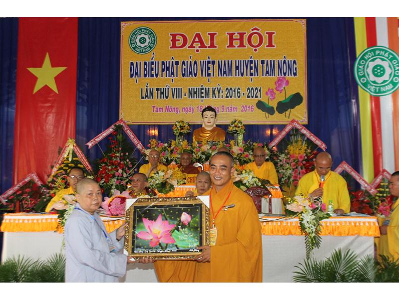 Đồng Tháp: Đại hội đại biểu Phật giáo Huyện Tam Nông