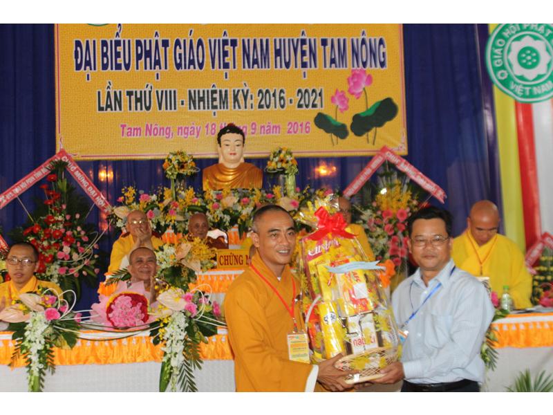 Đồng Tháp: Đại hội đại biểu Phật giáo Huyện Tam Nông