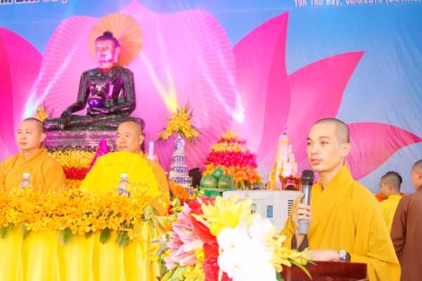 Thanh Hóa: Khai mạc triển lãm, chiêm bái Tôn tượng Phật ngọc hòa bình thế giới tại Chùa Khánh Quang.