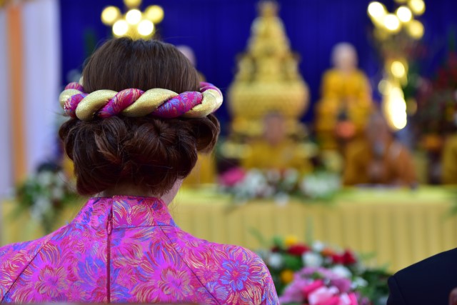 Chùa Giác Ngộ: Lễ hằng thuận của Phật tử Thành Duy và Hoàng Anh