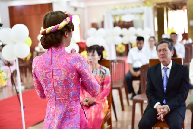 Chùa Giác Ngộ: Lễ hằng thuận của Phật tử Thành Duy và Hoàng Anh