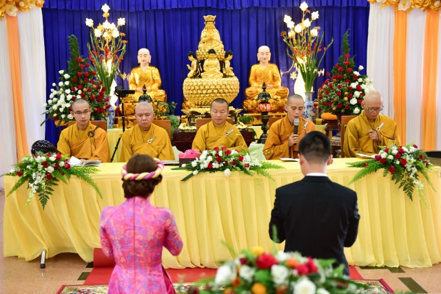 Chùa Giác Ngộ: Lễ hằng thuận của Phật tử Thành Duy và Hoàng Anh