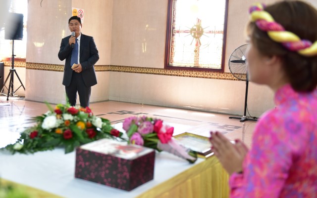 Chùa Giác Ngộ: Lễ hằng thuận của Phật tử Thành Duy và Hoàng Anh