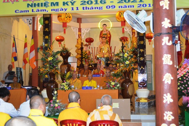 Khánh Hòa: Đại hội Phật giáo huyện Cam Lâm nhiệm kỳ 2016-2021