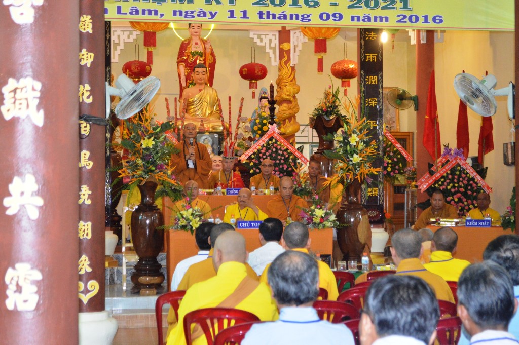 Khánh Hòa: Đại hội Phật giáo huyện Cam Lâm nhiệm kỳ 2016-2021