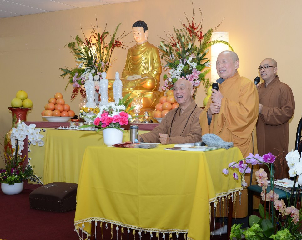 Hòa thượng Thích Quảng Tâm ( Đài Loan) giảng pháp tại Chùa Đức Viên và Niệm Phật Đường Fremont ( Hoa Kỳ)