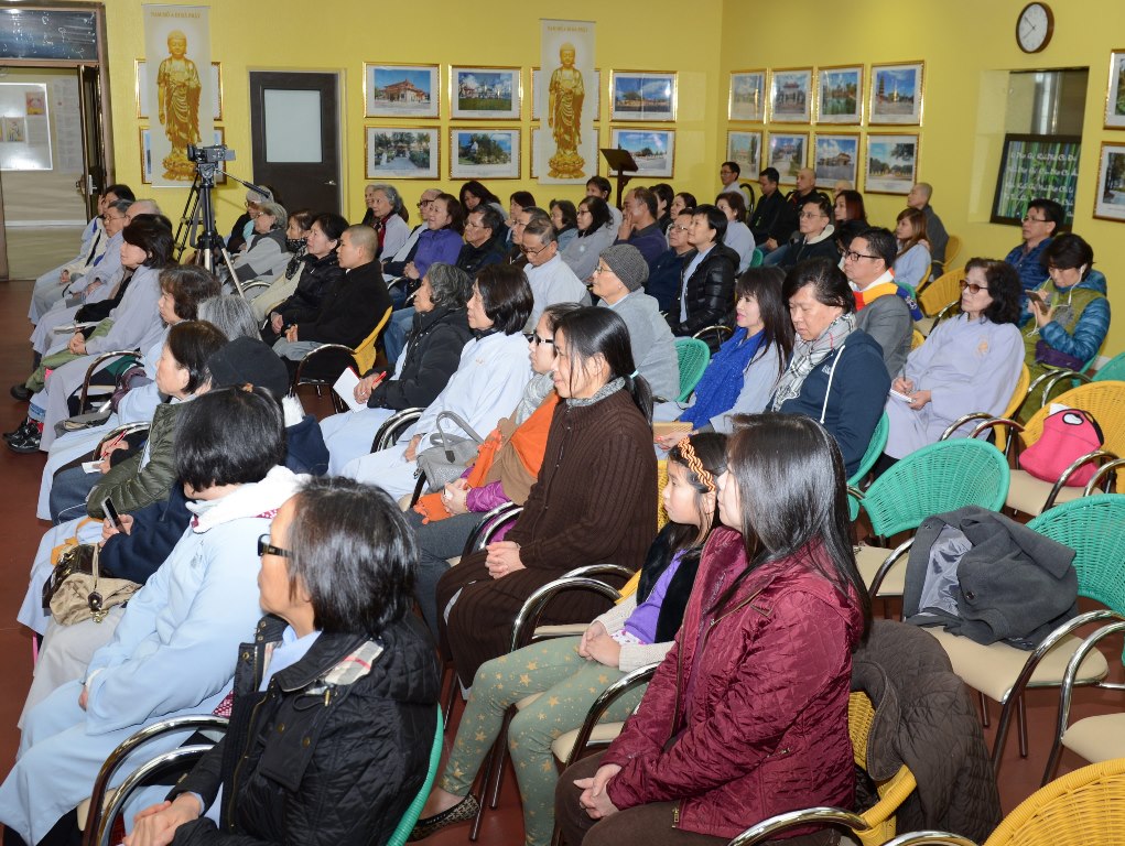 Hòa thượng Thích Quảng Tâm ( Đài Loan) giảng pháp tại Chùa Đức Viên và Niệm Phật Đường Fremont ( Hoa Kỳ)