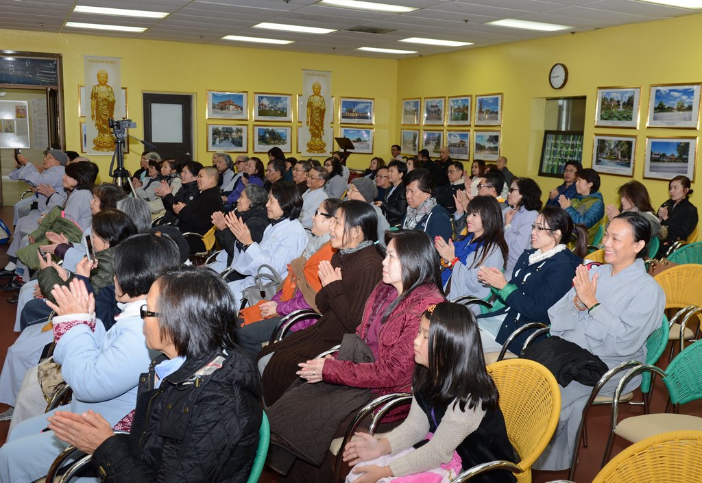 Hòa thượng Thích Quảng Tâm ( Đài Loan) giảng pháp tại Chùa Đức Viên và Niệm Phật Đường Fremont ( Hoa Kỳ)