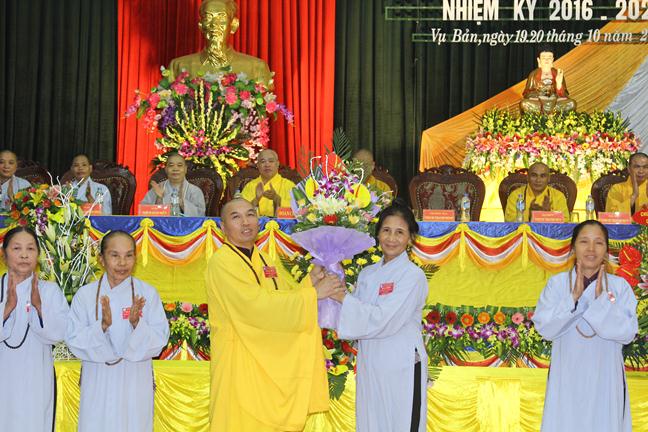 Nam Định: Phật giáo huyện Vụ Bản ra mắt nhân sự nhiệm kỳ mới 2016- 2021