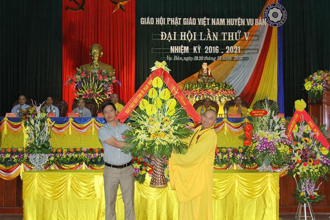Nam Định: Phật giáo huyện Vụ Bản ra mắt nhân sự nhiệm kỳ mới 2016- 2021