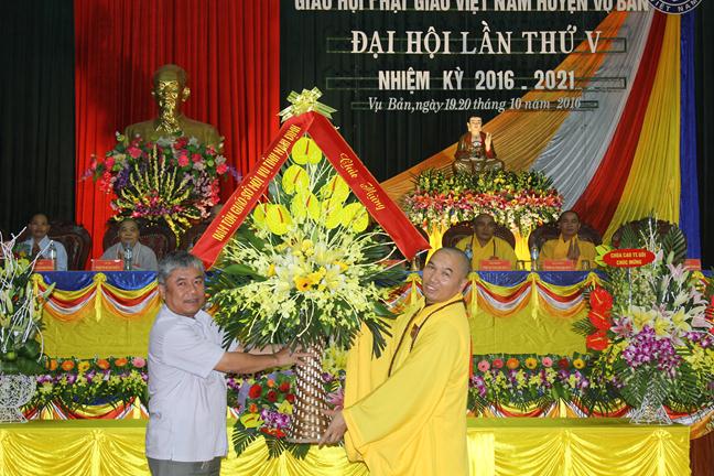 Nam Định: Phật giáo huyện Vụ Bản ra mắt nhân sự nhiệm kỳ mới 2016- 2021
