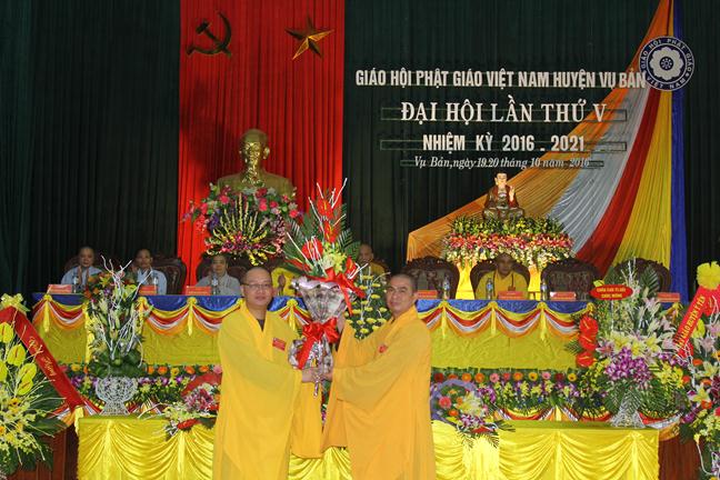 Nam Định: Phật giáo huyện Vụ Bản ra mắt nhân sự nhiệm kỳ mới 2016- 2021
