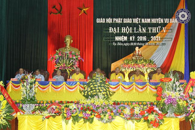 Nam Định: Phật giáo huyện Vụ Bản ra mắt nhân sự nhiệm kỳ mới 2016- 2021