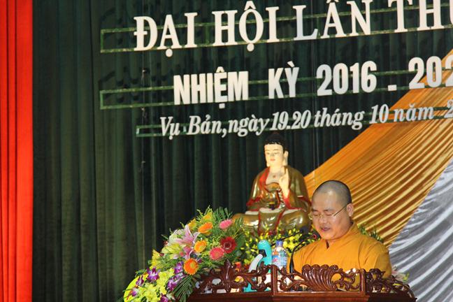 Nam Định: Phật giáo huyện Vụ Bản ra mắt nhân sự nhiệm kỳ mới 2016- 2021