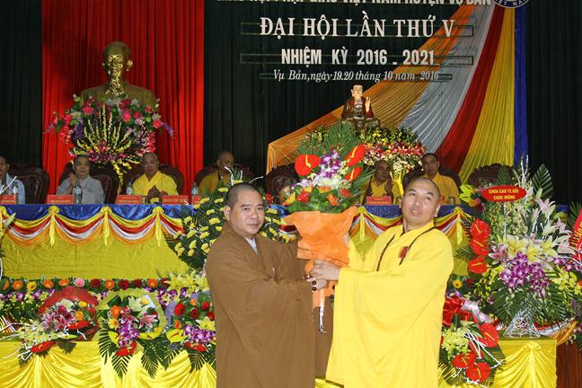 Nam Định: Phật giáo huyện Vụ Bản ra mắt nhân sự nhiệm kỳ mới 2016- 2021