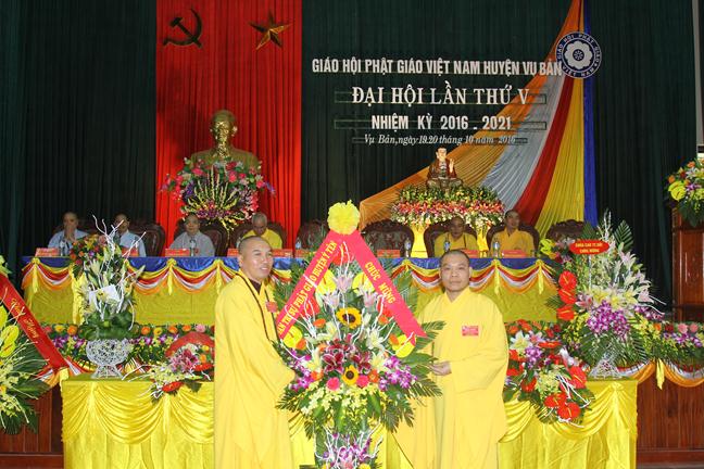 Nam Định: Phật giáo huyện Vụ Bản ra mắt nhân sự nhiệm kỳ mới 2016- 2021
