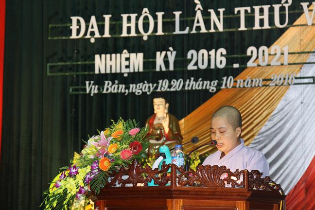 Nam Định: Phật giáo huyện Vụ Bản ra mắt nhân sự nhiệm kỳ mới 2016- 2021