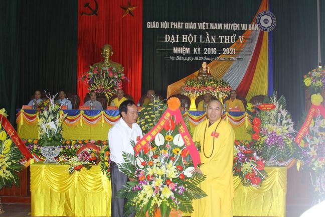 Nam Định: Phật giáo huyện Vụ Bản ra mắt nhân sự nhiệm kỳ mới 2016- 2021