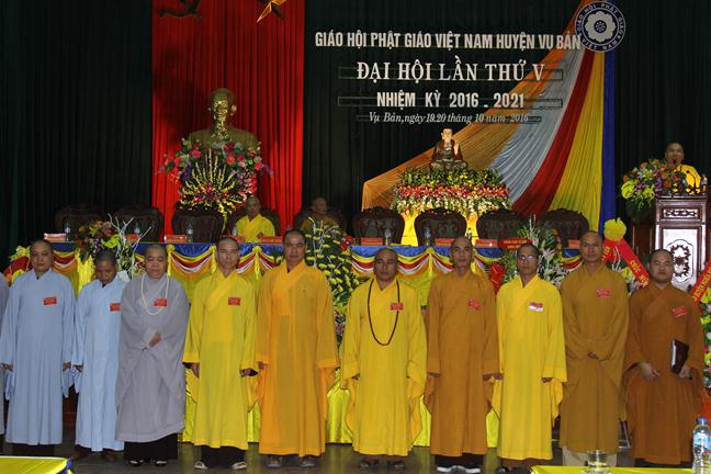 Nam Định: Phật giáo huyện Vụ Bản ra mắt nhân sự nhiệm kỳ mới 2016- 2021