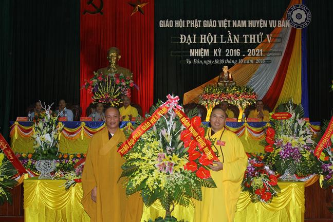 Nam Định: Phật giáo huyện Vụ Bản ra mắt nhân sự nhiệm kỳ mới 2016- 2021