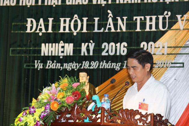 Nam Định: Phật giáo huyện Vụ Bản ra mắt nhân sự nhiệm kỳ mới 2016- 2021