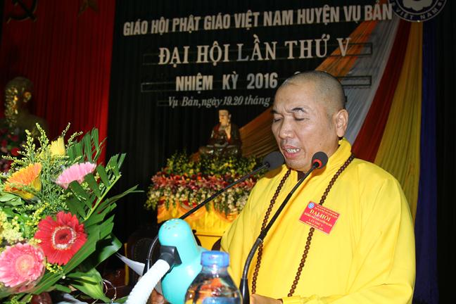 Nam Định: Phật giáo huyện Vụ Bản ra mắt nhân sự nhiệm kỳ mới 2016- 2021