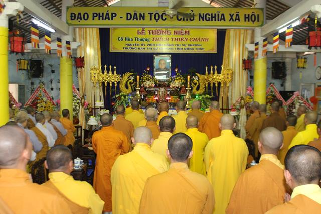 Đồng Tháp: Lễ tưởng niệm Cố HT. Thích Thiện Chánh