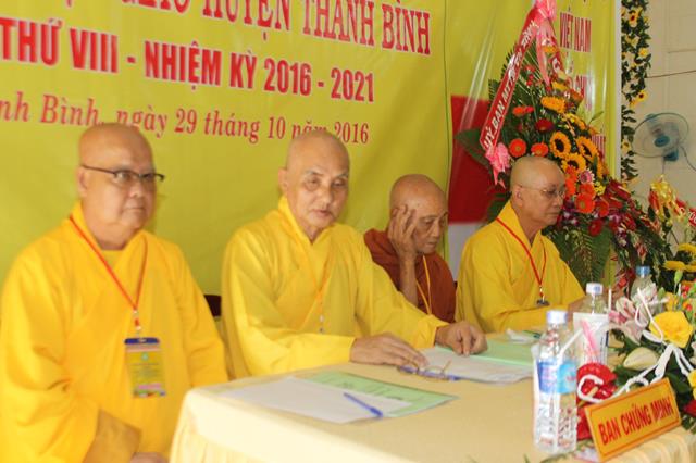 Đồng Tháp: Đại Hội Phật Giáo Huyện Thanh Bình nhiệm kỳ 2016-2021