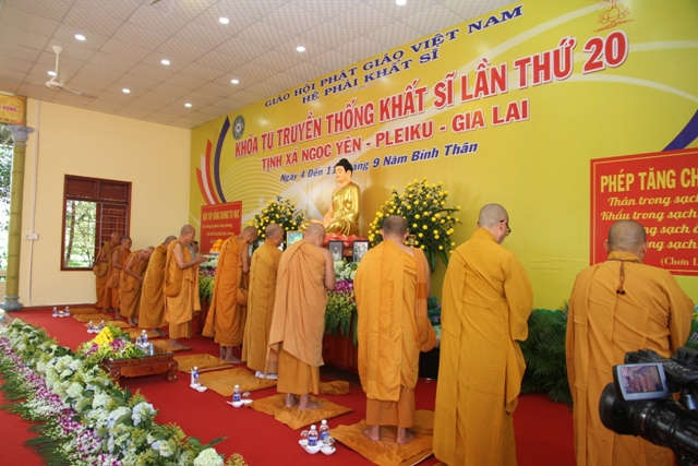 Lễ Bế mạc khóa tu Truyền thống Khất sĩ lần thứ 20